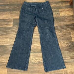 Ann Taylor LOFT Size 4P Jeans Curvy Flare